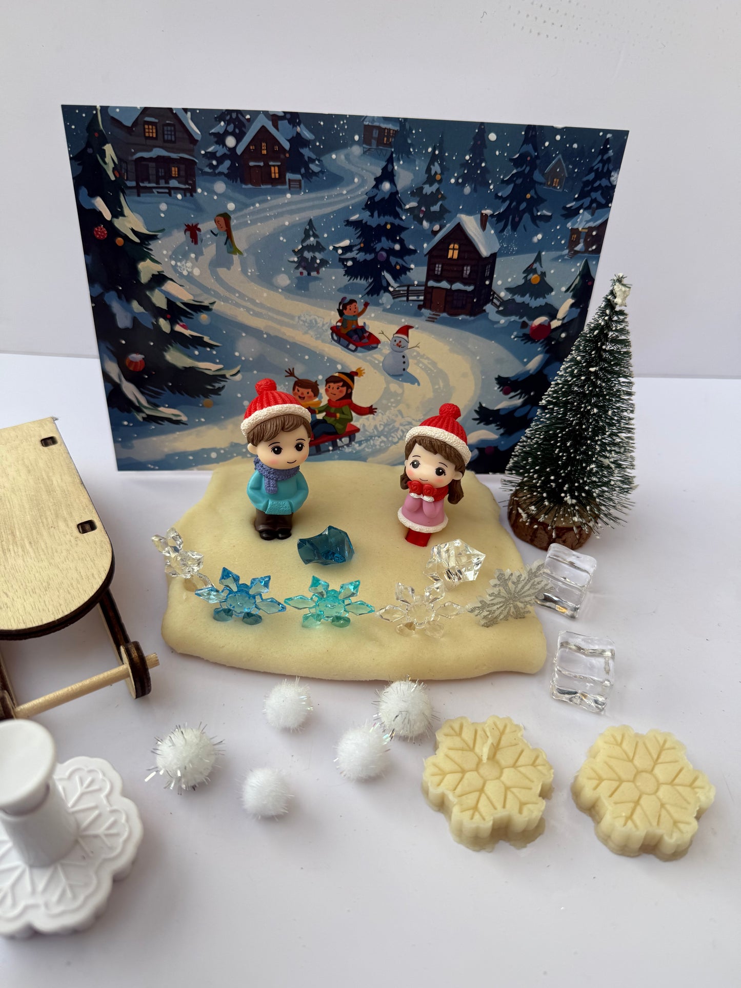 Winter Wonderland Play Dough Kit