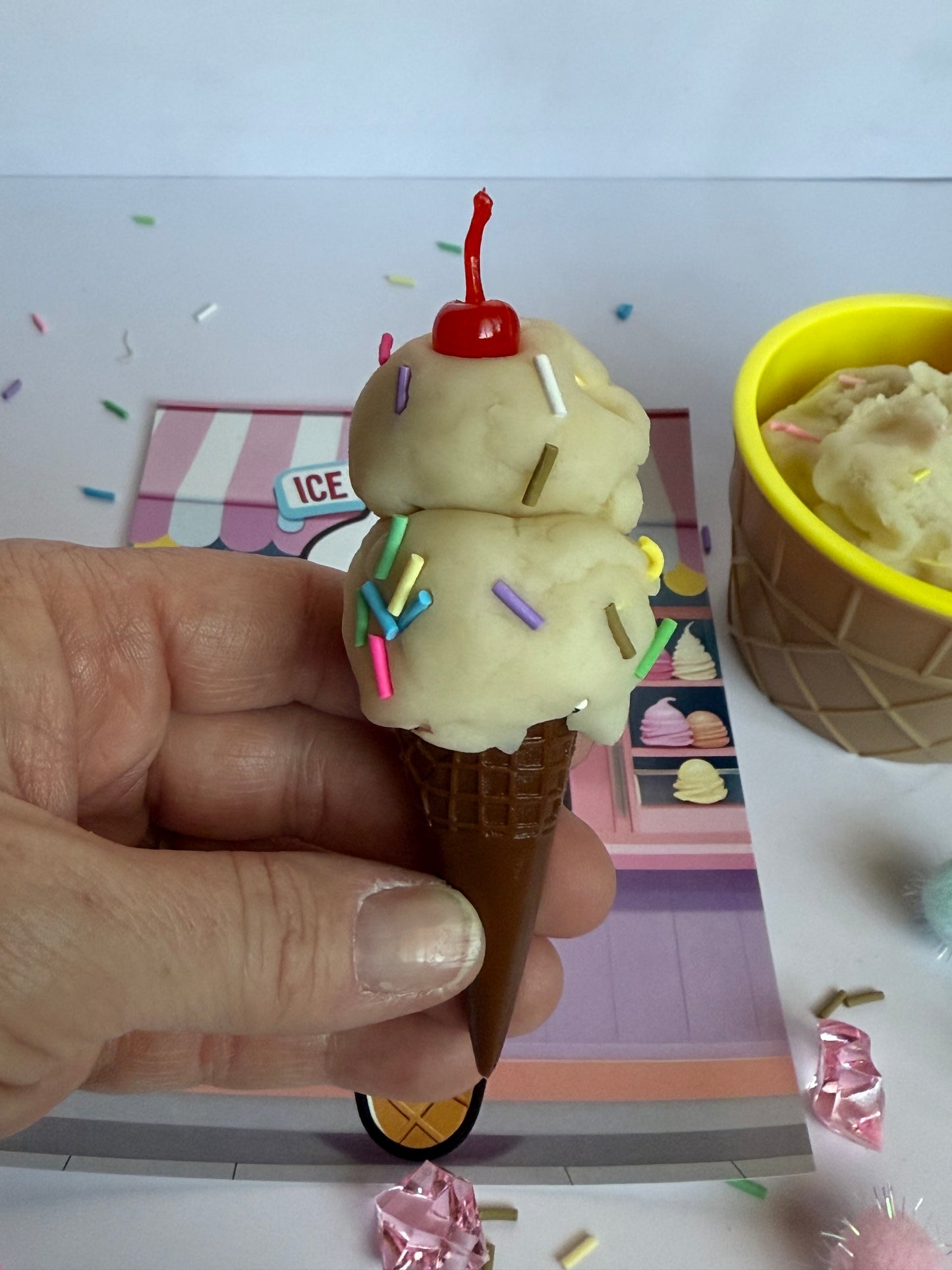 Ice Cream Shop Play Dough Kit