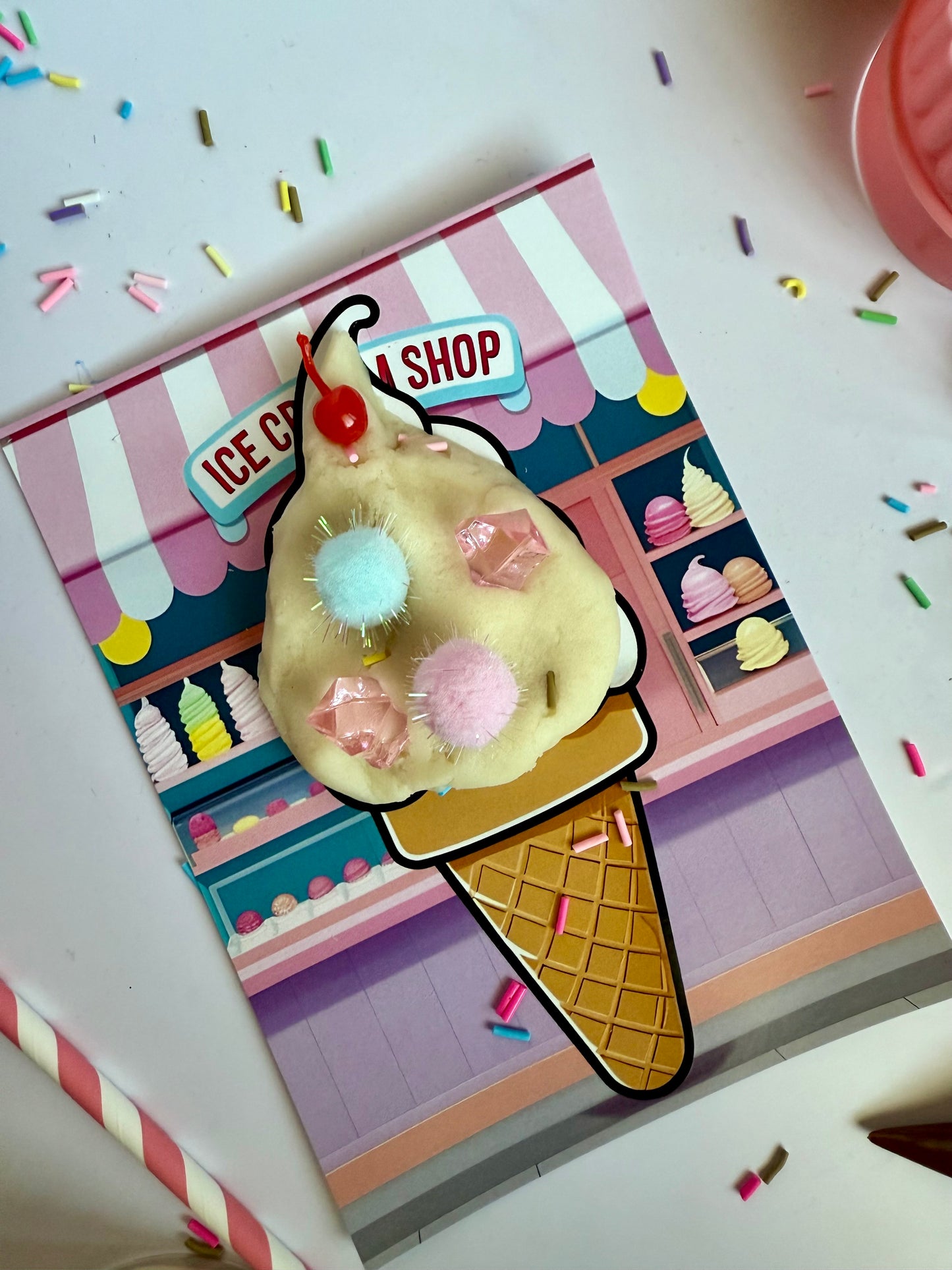 Ice Cream Shop Play Dough Kit