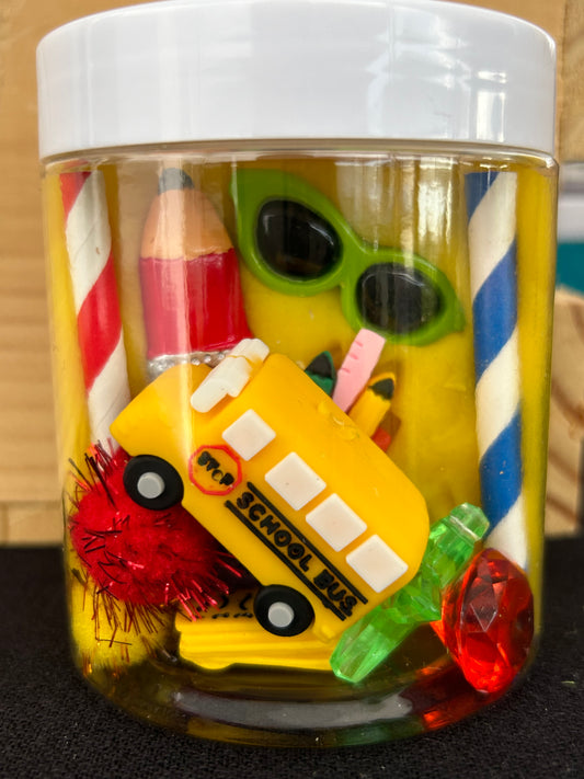 Back To School Play Dough Jar