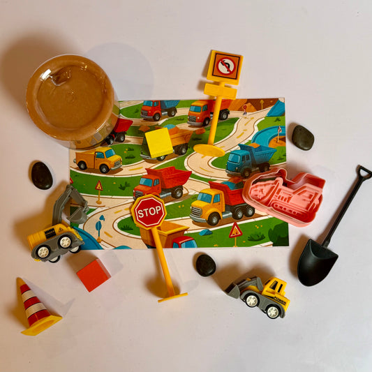 Construction Play Dough Kit