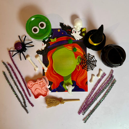 Build a Witch Play Dough Kit