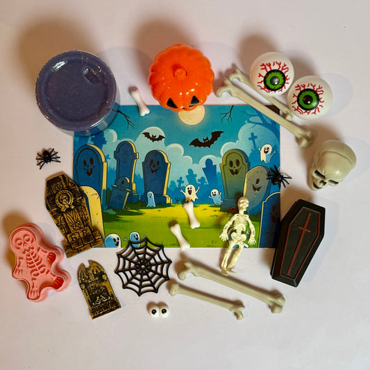 Haunted Graveyard Play Dough kit